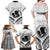 Personalised New Zealand Happy Father's Day Family Matching Off Shoulder Maxi Dress and Hawaiian Shirt Aroha Ahau Ki A Koe Papa Polynesian Tribal