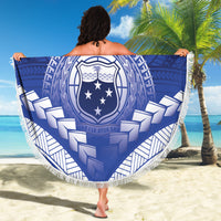 Samoa Happy Father's Day Beach Blanket Ou Te Alofa Ia Te Oe Tama Dad Polynesian Tribal LT05 - Polynesian Pride