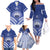 Personalised Samoa Happy Father's Day Family Matching Off The Shoulder Long Sleeve Dress and Hawaiian Shirt Ou Te Alofa Ia Te Oe Tama Dad Polynesian Tribal