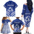 Personalised Samoa Happy Father's Day Family Matching Off The Shoulder Long Sleeve Dress and Hawaiian Shirt Ou Te Alofa Ia Te Oe Tama Dad Polynesian Tribal