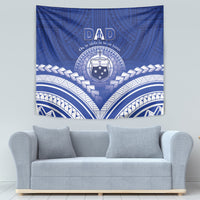 Samoa Happy Father's Day Tapestry Ou Te Alofa Ia Te Oe Tama Dad Polynesian Tribal LT05 - Polynesian Pride