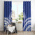 Samoa Happy Father's Day Window Curtain Ou Te Alofa Ia Te Oe Tama Dad Polynesian Tribal