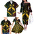 Personalised Vanuatu Happy Father's Day Family Matching Off The Shoulder Long Sleeve Dress and Hawaiian Shirt Mi Lavem Yu Papa Polynesian Tribal