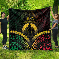Vanuatu Happy Father's Day Quilt Mi Lavem Yu Papa Polynesian Tribal LT05 - Polynesian Pride