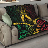 Vanuatu Happy Father's Day Quilt Mi Lavem Yu Papa Polynesian Tribal LT05 - Polynesian Pride