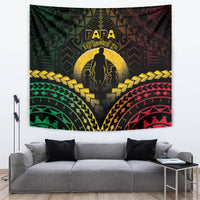 Vanuatu Happy Father's Day Tapestry Mi Lavem Yu Papa Polynesian Tribal LT05 Reggae - Polynesian Pride