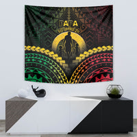 Vanuatu Happy Father's Day Tapestry Mi Lavem Yu Papa Polynesian Tribal LT05 - Polynesian Pride