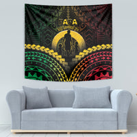 Vanuatu Happy Father's Day Tapestry Mi Lavem Yu Papa Polynesian Tribal LT05 - Polynesian Pride