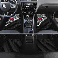 Hawaii Flag Day Car Mats Hawaiian Maile Lei LT05 Set 4pcs Black - Polynesian Pride