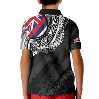 Hawaii Flag Day Kid Polo Shirt Hawaiian Maile Lei LT05 - Polynesian Pride