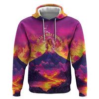 Hawaii Kilauea Volcano Hoodie There Is Pele Goddess Of The Volcano LT05 Pullover Hoodie Purple - Polynesian Pride