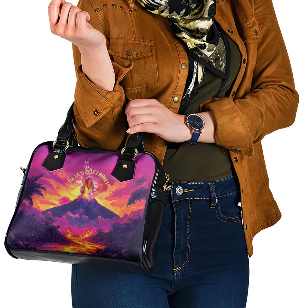 Hawaii Kilauea Volcano Shoulder Handbag There Is Pele Goddess Of The Volcano LT05 - Polynesian Pride