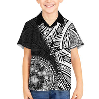 Hibiscus With Black Austronesian Tattoo Pattern Hawaiian Shirt LT05 - Polynesian Pride