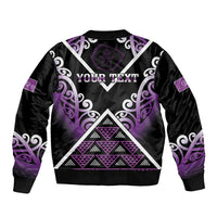 Personalised Aotearoa Moriori Bomber Jacket Maori Pattern New Zealand LT05 - Polynesian Pride