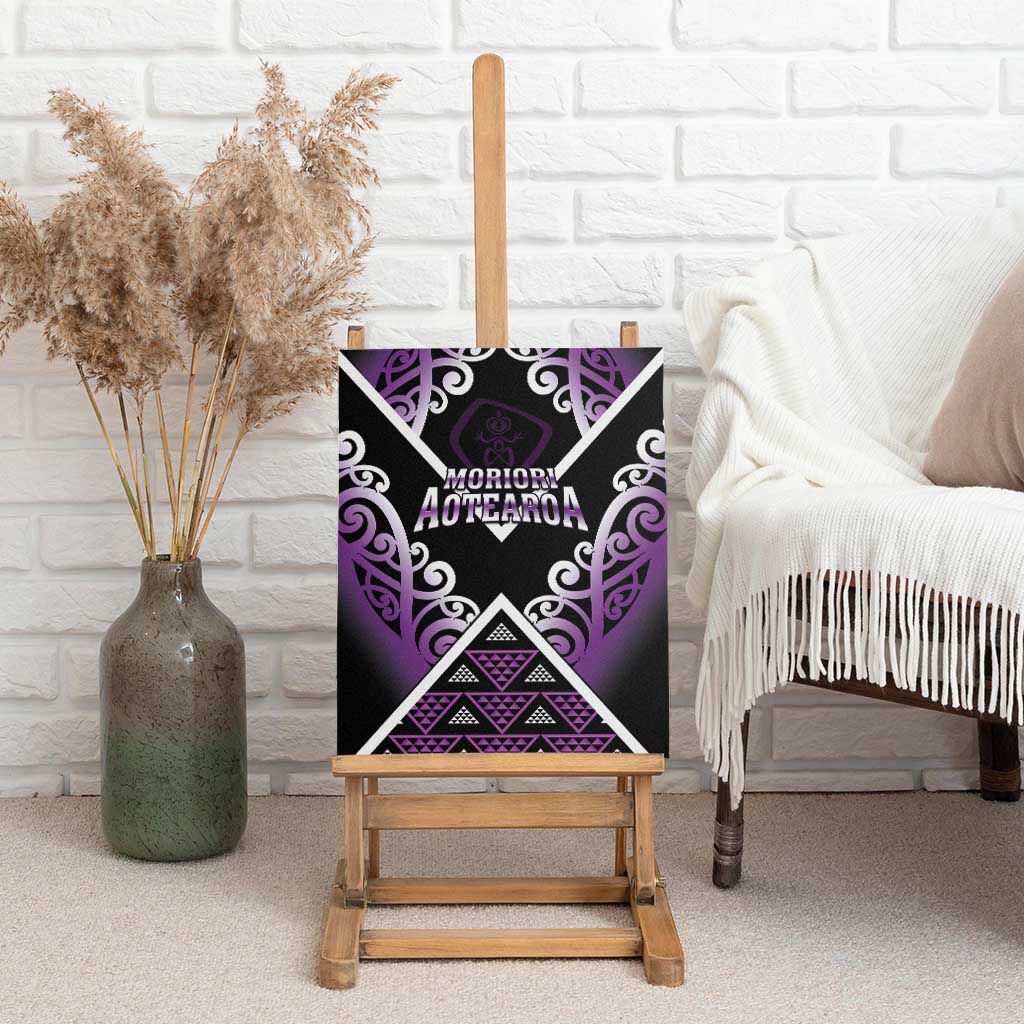 Aotearoa Moriori Canvas Wall Art Maori Pattern New Zealand LT05 - Polynesian Pride