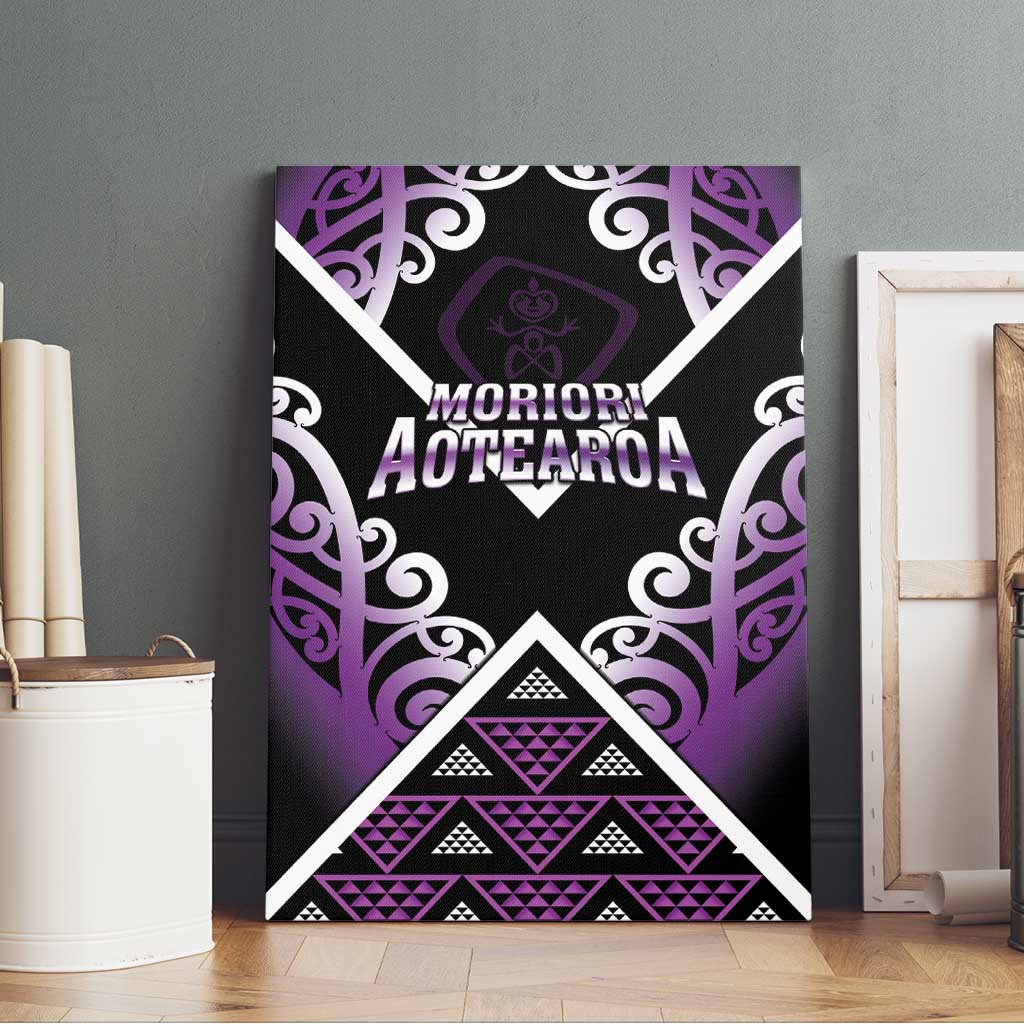 Aotearoa Moriori Canvas Wall Art Maori Pattern New Zealand LT05 - Polynesian Pride