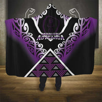 Aotearoa Moriori Hooded Blanket Maori Pattern New Zealand LT05 - Polynesian Pride