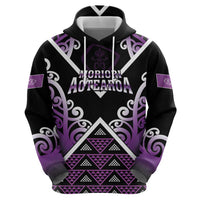 Personalised Aotearoa Moriori Hoodie Maori Pattern New Zealand LT05 - Polynesian Pride