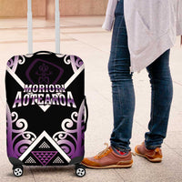 Aotearoa Moriori Luggage Cover Maori Pattern New Zealand LT05 Purple - Polynesian Pride
