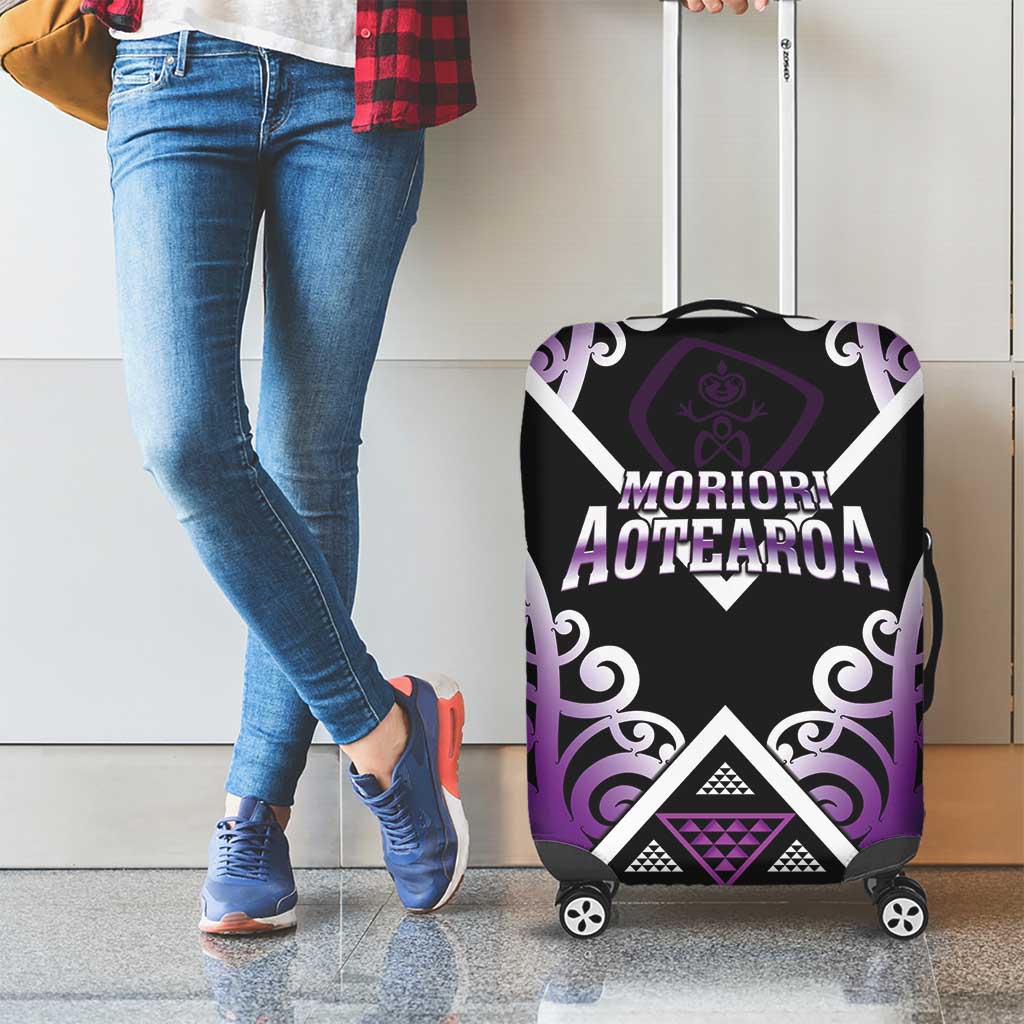 Aotearoa Moriori Luggage Cover Maori Pattern New Zealand LT05 - Polynesian Pride