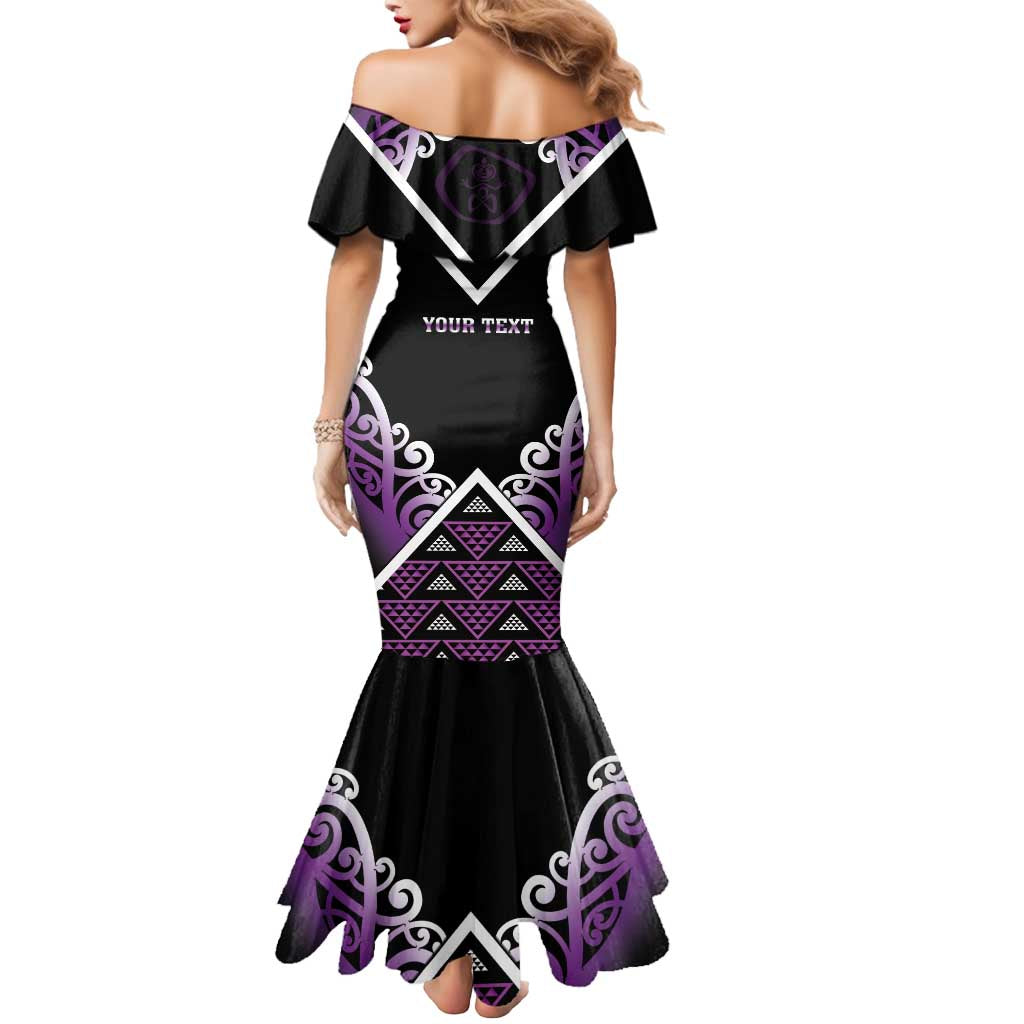 Personalised Aotearoa Moriori Mermaid Dress Maori Pattern New Zealand LT05 - Polynesian Pride