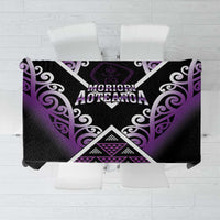 Aotearoa Moriori Tablecloth Maori Pattern New Zealand LT05 Purple - Polynesian Pride