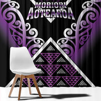 Aotearoa Moriori Window Curtain Maori Pattern New Zealand LT05 - Polynesian Pride