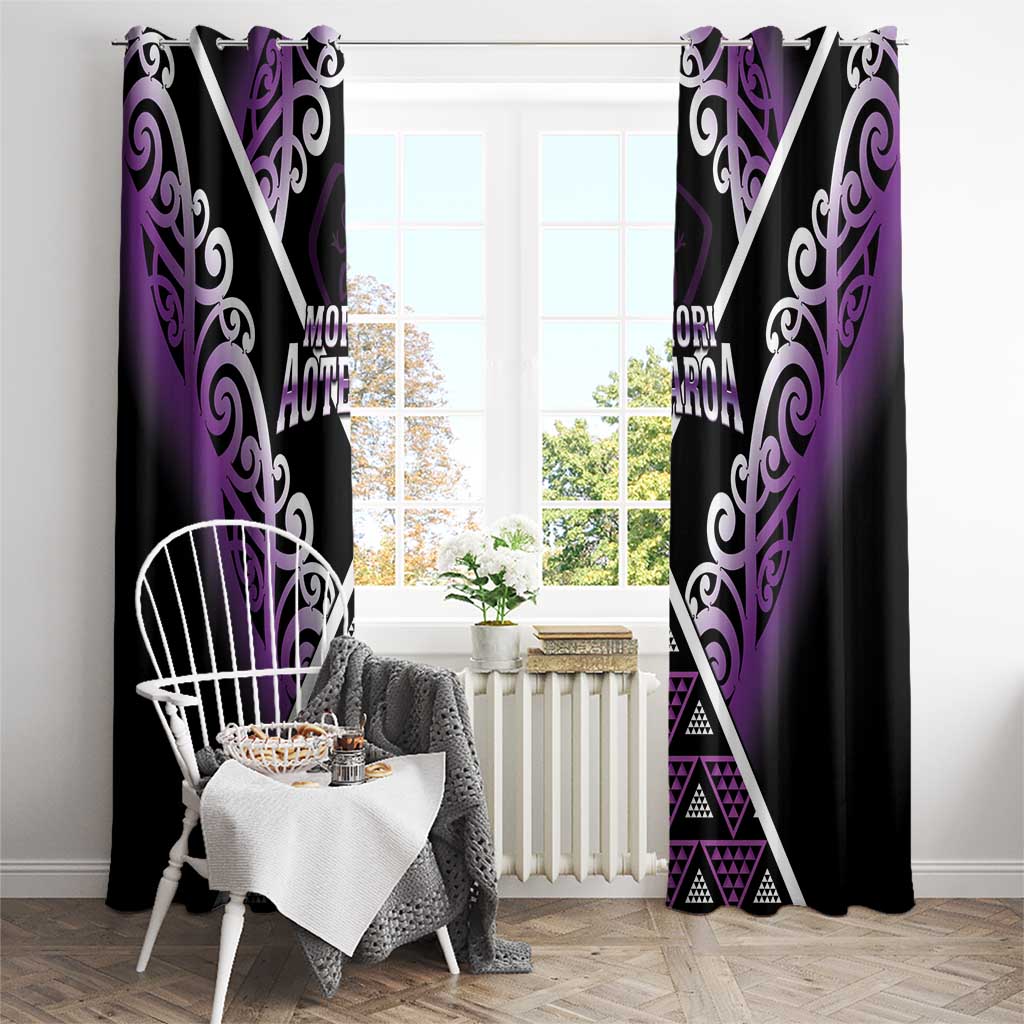 Aotearoa Moriori Window Curtain Maori Pattern New Zealand LT05 - Polynesian Pride
