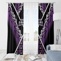Aotearoa Moriori Window Curtain Maori Pattern New Zealand LT05 - Polynesian Pride