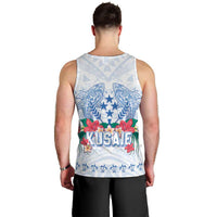 Happy Kosrae Liberation Day Men Tank Top Polynesian Shark Turtle Motif LT05 - Polynesian Pride