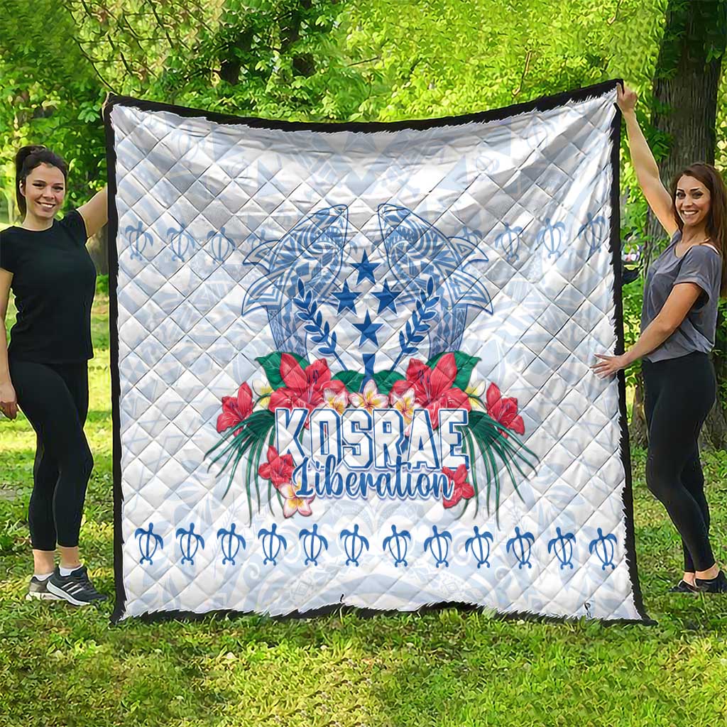 Happy Kosrae Liberation Day Quilt Polynesian Shark Turtle Motif LT05 - Polynesian Pride