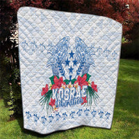 Happy Kosrae Liberation Day Quilt Polynesian Shark Turtle Motif LT05 - Polynesian Pride