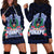 Happy Pohnpei Liberation Day Hoodie Dress Polynesian Shark Turtle Motif