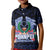 Happy Pohnpei Liberation Day Kid Polo Shirt Polynesian Shark Turtle Motif