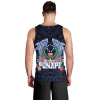 Happy Pohnpei Liberation Day Men Tank Top Polynesian Shark Turtle Motif LT05 - Polynesian Pride