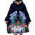 Happy Pohnpei Liberation Day Wearable Blanket Hoodie Polynesian Shark Turtle Motif