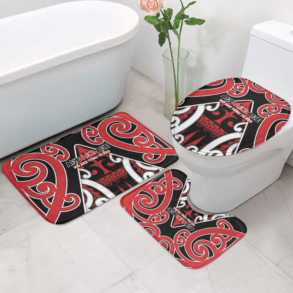 New Zealand Maori Language Week Bathroom Set Mo Ake Tonu Te Reo LT05 - Polynesian Pride