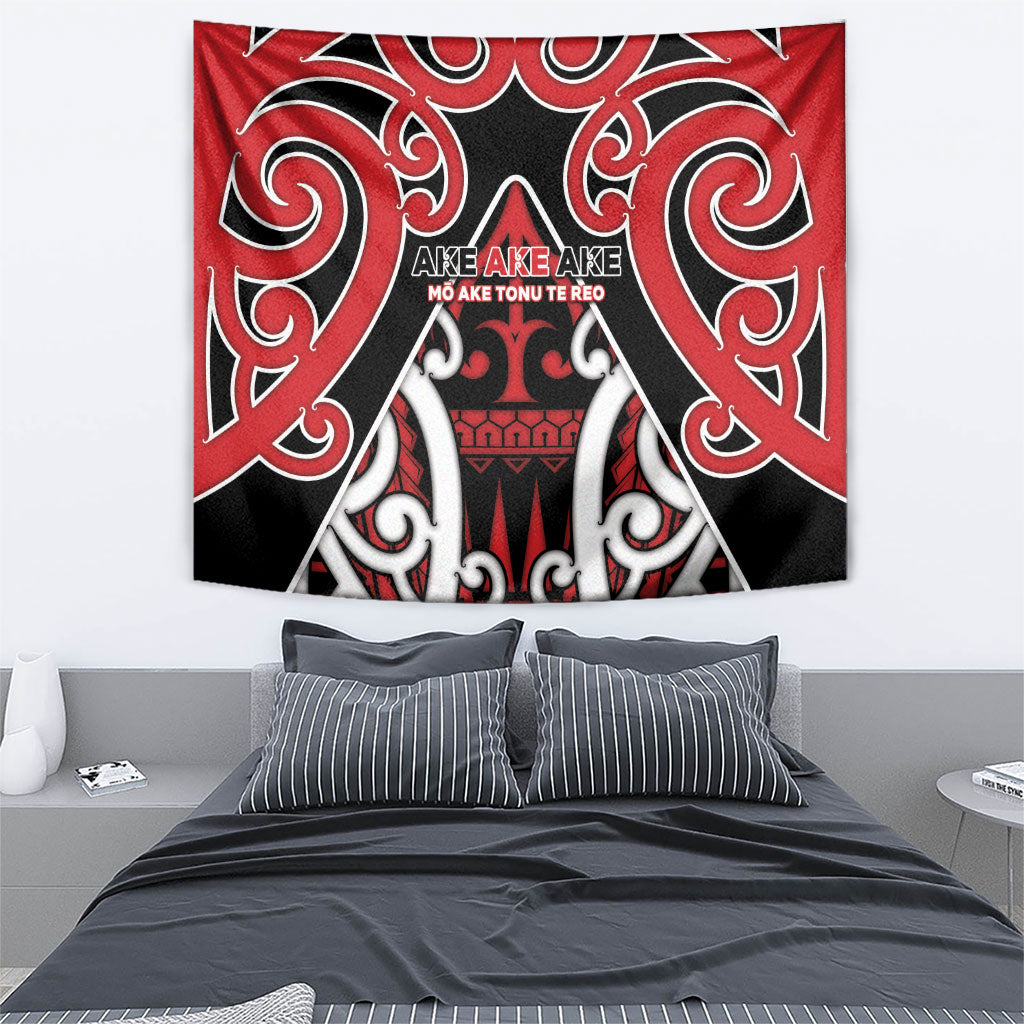 New Zealand Maori Language Week Tapestry Mo Ake Tonu Te Reo LT05 - Polynesian Pride