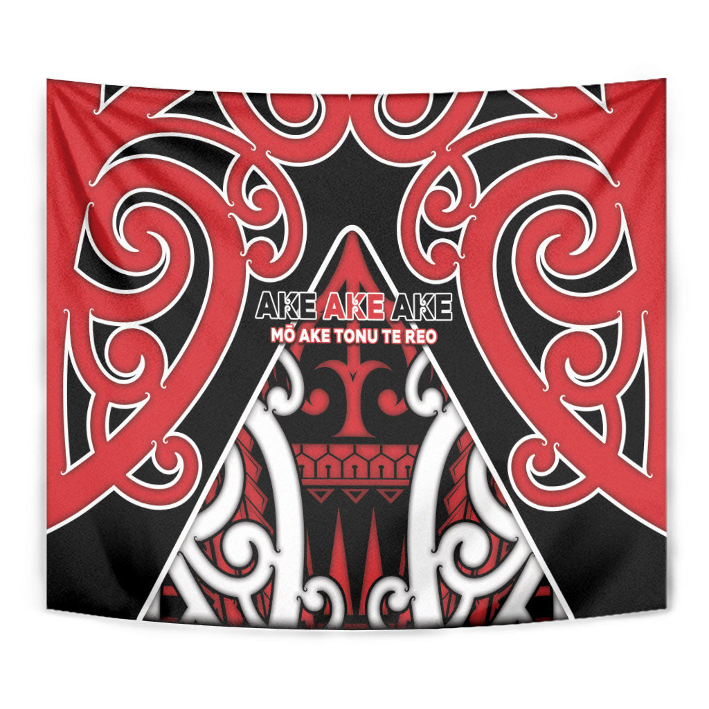 New Zealand Maori Language Week Tapestry Mo Ake Tonu Te Reo LT05 - Polynesian Pride