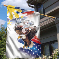 Filipino American History Month Garden Flag Bald Eagle Tarsier Together LT05 - Polynesian Pride