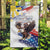 Filipino American History Month Garden Flag Bald Eagle Tarsier Together