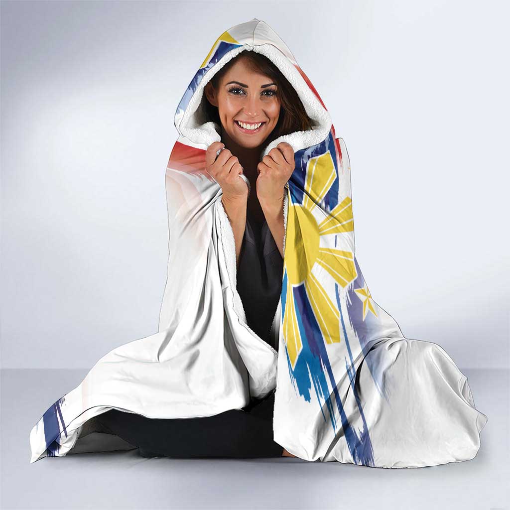 Filipino American History Month Hooded Blanket Bald Eagle Tarsier Together LT05 - Polynesian Pride