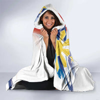 Filipino American History Month Hooded Blanket Bald Eagle Tarsier Together LT05 - Polynesian Pride