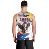 Filipino American History Month Men Tank Top Bald Eagle Tarsier Together LT05 - Polynesian Pride