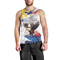Filipino American History Month Men Tank Top Bald Eagle Tarsier Together LT05 - Polynesian Pride