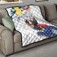 Filipino American History Month Quilt Bald Eagle Tarsier Together LT05 - Polynesian Pride