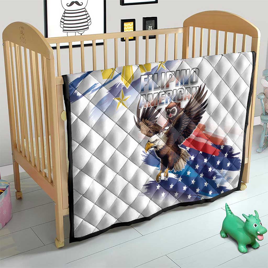 Filipino American History Month Quilt Bald Eagle Tarsier Together LT05 - Polynesian Pride