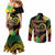 Halo Vanuatu Couples Matching Mermaid Dress and Long Sleeve Button Shirt Beautiful Woman Dancing