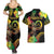 Halo Vanuatu Couples Matching Summer Maxi Dress and Hawaiian Shirt Beautiful Woman Dancing