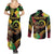 Halo Vanuatu Couples Matching Summer Maxi Dress and Long Sleeve Button Shirt Beautiful Woman Dancing